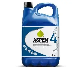 Aspen 4T brandstof 5 liter blauw